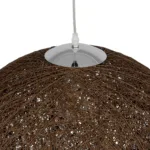 GLOBOSTAR® OCEANA 999-0156 Boho Κρεμαστό Φωτιστικό Οροφής με Ντουί 1 x E27 AC 220-240V IP20 - Καφέ - Μ60 x Π60 x Υ60cm - Image 6