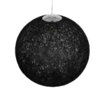 GLOBOSTAR® OCEANA 999-0157 Boho Κρεμαστό Φωτιστικό Οροφής με Ντουί 1 x E27 AC 220-240V IP20 - Μαύρο - Μ60 x Π60 x Υ60cm - Image 5