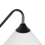 GLOBOSTAR® ALESSIA 999-0177 Μοντέρνο Φωτιστικό Τοίχου - Απλίκα με Ντουί 1 x E27 AC 220-240V IP20 - Μπεζ & Μαύρο - Μ18 x Π26 x Υ29cm - Image 4