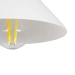 GLOBOSTAR® ALESSIA 999-0177 Μοντέρνο Φωτιστικό Τοίχου - Απλίκα με Ντουί 1 x E27 AC 220-240V IP20 - Μπεζ & Μαύρο - Μ18 x Π26 x Υ29cm - Image 5