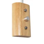 GLOBOSTAR® ALESSIA 999-0178 Μοντέρνο Φωτιστικό Τοίχου - Απλίκα με Ντουί 1 x E27 AC 220-240V IP20 - Μπεζ & Λευκό - Μ18 x Π26 x Υ29cm - Image 6