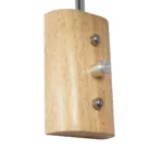 GLOBOSTAR® ALESSIA 999-0179 Μοντέρνο Φωτιστικό Τοίχου - Απλίκα με Ντουί 1 x E27 AC 220-240V IP20 - Μπεζ & Ασημί - Μ18 x Π26 x Υ29cm - Image 6