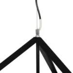 GLOBOSTAR® CUBE 999-0215 Μοντέρνο Κρεμαστό Φωτιστικό Οροφής με Ντουί 1 x E27 AC 220-240V IP20 - Μαύρο - Μ70 x Π70 x Υ87cm - Image 6