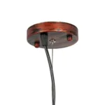 GLOBOSTAR® CUBE 999-0216 Μοντέρνο Κρεμαστό Φωτιστικό Οροφής με Ντουί 1 x E27 AC 220-240V IP20 - Χάλκινο - Μ70 x Π70 x Υ87cm - Image 7