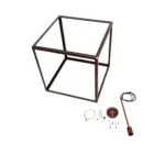 GLOBOSTAR® CUBE 999-0216 Μοντέρνο Κρεμαστό Φωτιστικό Οροφής με Ντουί 1 x E27 AC 220-240V IP20 - Χάλκινο - Μ70 x Π70 x Υ87cm - Image 8