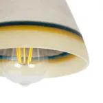 GLOBOSTAR® BEVIN 999-0219 Μοντέρνο Κρεμαστό Φωτιστικό Οροφής με Ντουί 1 x E27 AC 220-240V IP20 - Πολύχρωμο - Μ17 x Π17 x Υ21,5cm - Image 7