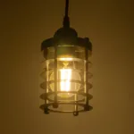 GLOBOSTAR® DARSEY 999-0227 Vintage Κρεμαστό Φωτιστικό Οροφής με Ντουί 1 x E27 AC 220-240V IP20 - Μαύρο - Μ10 x Π10 x Υ19cm