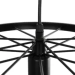 GLOBOSTAR® CASTOR 999-0228 Vintage Κρεμαστό Φωτιστικό Οροφής με Ντουί 1 x E27 AC 220-240V IP20 - Μαύρο - Μ30 x Π30 x Υ11cm - Image 6