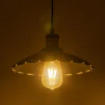 GLOBOSTAR® MARGI 999-0229 Vintage Κρεμαστό Φωτιστικό Οροφής με Ντουί 1 x E27 AC 220-240V IP20 - Μαύρο & Χρυσό - Μ26 x Π26 x Υ14cm
