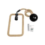 GLOBOSTAR® MALVERN 999-0234 Vintage Κρεμαστό Φωτιστικό Οροφής με Ντουί 1 x E27 AC 220-240V IP20 - Μαύρο & Μπεζ - Μ18.5 x Π4 x Υ41.5cm - Image 9