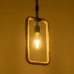 GLOBOSTAR® MALVERN 999-0234 Vintage Κρεμαστό Φωτιστικό Οροφής με Ντουί 1 x E27 AC 220-240V IP20 - Μαύρο & Μπεζ - Μ18.5 x Π4 x Υ41.5cm