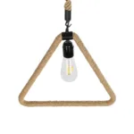 GLOBOSTAR® MALVERN 999-0235 Vintage Κρεμαστό Φωτιστικό Οροφής με Ντουί 1 x E27 AC 220-240V IP20 - Μαύρο & Μπεζ - Μ38 x Π4 x Υ42.5cm - Image 5