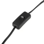 GloboStar® ELMA 999-0239 Μοντέρνο Επιτραπέζιο Φωτιστικό Πορτατίφ Μονόφωτο 1 x E27 IP20 Μπεζ Ξύλο με Μαύρο Μέταλλο - Μ35 x Π20 x Υ43cm - Image 8