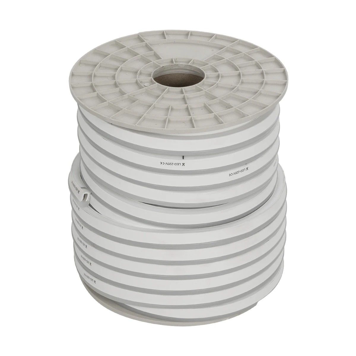 GloboStar® 999-0245 OVALE 120° Degree Neon Flex Epistar LED SMD 5050 1m 18W/m 60LED/m 1260lm/m 120° DC 230V Αδιάβροχη IP68 RGB Dimmable Μ100 x Π2.6 x Υ1.7cm - Image 3