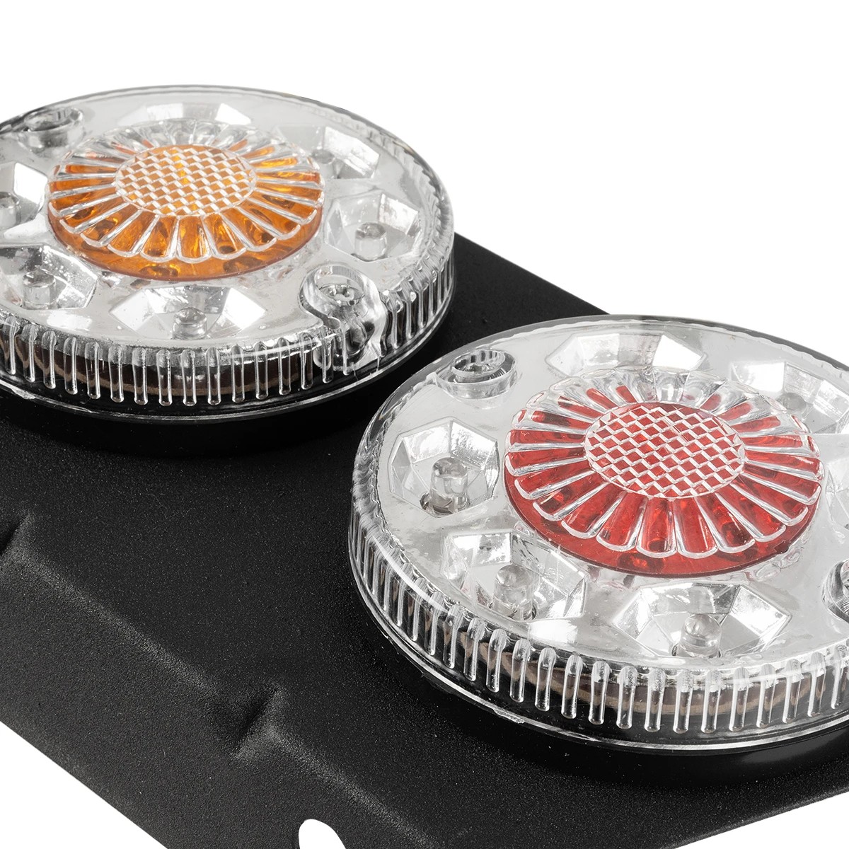 GLOBOSTAR® TAILIGHT 999-0251 Πίσω Φανάρι Οχημάτων LED 9W 360lm 180° DC 24V Αδιάβροχο IP66 Πορτοκαλί & Κόκκινο & Ψυχρό Λευκό 6000K - Μ18.5 x Π5 x Υ10cm - Πακέτο 2 Τεμαχίων - 1 Χρόνο Εγγύηση - Image 4