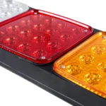GLOBOSTAR® TAILIGHT 999-0259 Πίσω Φανάρι Οχημάτων LED 9W 360lm 180° DC 24V Αδιάβροχο IP66 Πορτοκαλί & Κόκκινο & Ψυχρό Λευκό 6000K - Μ42 x Π4.3 x Υ15.4cm - Πακέτο 2 Τεμαχίων - 1 Χρόνο Εγγύηση - Image 4