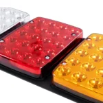 GLOBOSTAR® TAILIGHT 999-0260 Πίσω Φανάρι Οχημάτων LED 9W 360lm 180° DC 24V Αδιάβροχο IP66 Πορτοκαλί & Κόκκινο & Ψυχρό Λευκό 6000K - Μ33 x Π2.4 x Υ14cm - Πακέτο 2 Τεμαχίων - 1 Χρόνο Εγγύηση - Image 4
