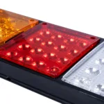 GLOBOSTAR® ARROWLIGHT 999-0261 Πίσω Φανάρι Οχημάτων Βέλος LED 9W 360lm 180° DC 24V Αδιάβροχο IP66 Πορτοκαλί & Κόκκινο & Ψυχρό Λευκό 6000K - Μ32 x Π3.5 x Υ14cm - Πακέτο 2 Τεμαχίων - 1 Χρόνο Εγγύηση - Image 4