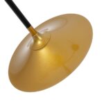 GloboStar® JOLIET 999-0044 Μοντέρνο Φωτιστικό Οροφής Πλέγμα Πολύφωτο 4 x G9 IP20 Μαύρο & Χρυσό Μέταλλο - Μ93 x Π20 x Υ106cm - Image 6