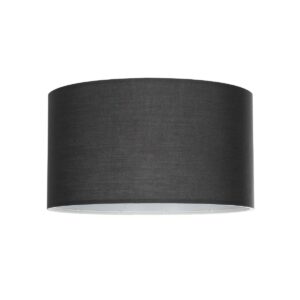 GloboStar® CILIO 203-0158 Μοντέρνο Φωτιστικό Οροφής Καπέλο Μονόφωτο 1 x E27 IP20 Γκρι Ύφασμα - Μ38 x Π30 x Υ21cm