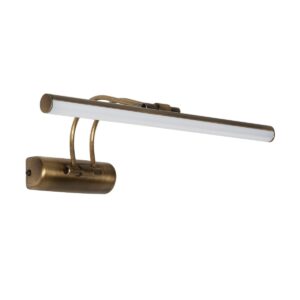 GloboStar® REFINE 203-0186 Φωτιστικό Τοίχου - Απλίκα LED 7W 640lm 120° AC 220-240V IP44 Θερμό Λευκό Μπρονζέ - Μ35 x Π25 x Υ9cm - 2 Xρόνια Εγγύηση