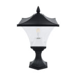 GloboStar® DIRAHIO 90552 Φωτιστικό Εξωτερικού Χώρου με Ντουί 1 x E27 AC 220-240V Αδιάβροχο IP65 Μ32 x Π32 x Υ52cm - 5 Χρόνια Εγγύηση