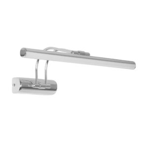 GloboStar® REFINE 203-0187 Φωτιστικό Τοίχου - Απλίκα LED 7W 640lm 120° AC 220-240V IP44 Θερμό Λευκό Χρώμιο - Μ35 x Π25 x Υ9cm - 2 Xρόνια Εγγύηση