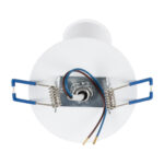 GloboStar® SARA 00848 Μοντέρνο Φωτιστικό Οροφής Σποτ Μονόφωτο 1 x E27 IP20 Λευκό Μέταλλο - Μ8 x Π8 x Υ8.5cm - Image 4