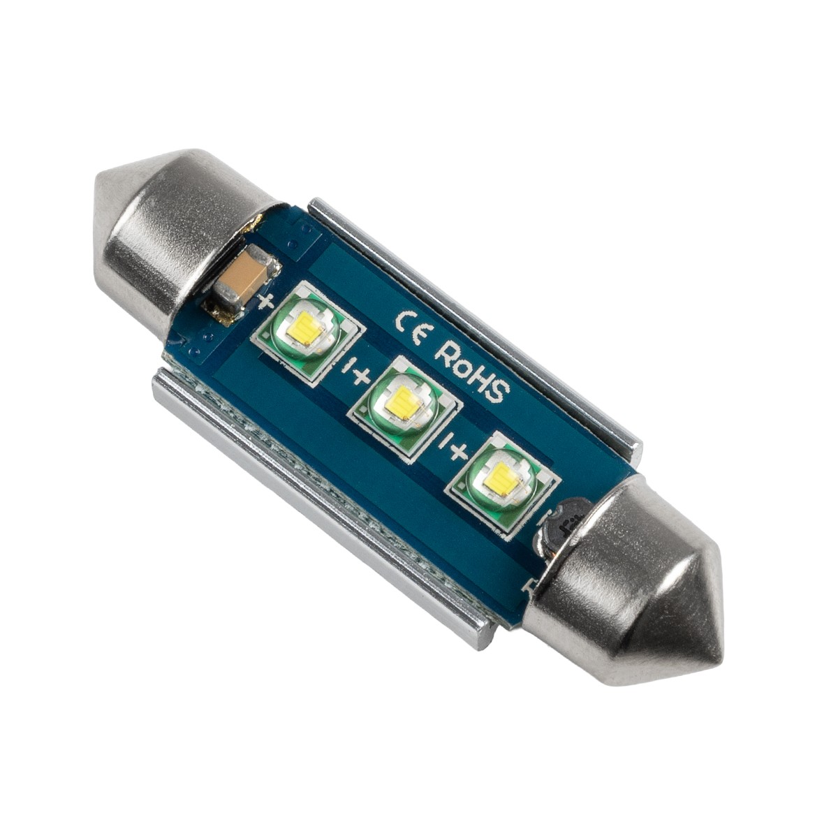 GloboStar® C5W 81326 Λάμπα Αυτοκίνητου 39mm FESTOON 3rd Generation Can-Bus Extreme Series LED 3 CREE XBD 7.5W 1058lm 120° DC 12V IP20 Ψυχρό Λευκό 6000K
