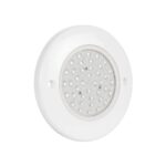 GLOBOSTAR® POOLARTY 61718 Υποβρύχιο Φωτιστικό για Σιντριβάνια/Πισίνες LED 8W 560lm 120° DC 12V Αδιάβροχο IP68 RGB Dimmable - Bridgelux SMD Chip - 1m VDE Rubber Καλώδιο - Μ13 x Π13 x Υ2cm - 3 Χρόνια Εγγύηση