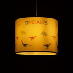 GloboStar® DINO 204-0014 Παιδικό Κρεμαστό Φωτιστικό Φιγούρα Μονόφωτο 1 x E27 IP20 Λευκό Ύφασμα - Μ30 x Π30 x Υ70cm - Image 2