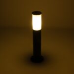 GloboStar® GARDENIO 203-0251 Μοντέρνο Επιδαπέδιο Φωτιστικό Μονόφωτο 1 x E27 IP44 Μαύρο Πλαστικό Σώμα - Μ15 x Π15 x Υ56cm - Image 2