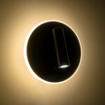 GloboStar® LADY-R 60938 Μοντέρνο Φωτιστικό Τοίχου - Απλίκα Ξενοδοχείου Bed Side LED 6W 600lm 36° & 360° AC 220-240V - Reading Light & Κρυφός Φωτισμός - Φορτιστής USB 3A - Φ15 x Υ7cm - Φυσικό Λευκό 4500K - Μαύρο - 3 Χρόνια Εγγύηση - Image 6