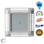 GloboStar® 115091 Φωτιστικό Οροφής για Βενζινάδικα Gas Station 180W AC 230V 25200lm 60° Αδιάβροχο IP65 Ψυχρό Λευκό 5000K - Image 2