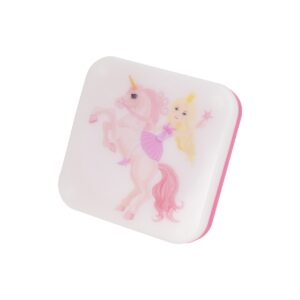 GloboStar® KIDDO 202-0005 Παιδικό Φωτιστικό Νυκτός LED 1W 95lm 360° AC220-240V IP20 Ψυχρό Λευκό 6000K - Μ5.5 x Π5.5 x Υ8cm - 2 Χρόνια Εγγύηση