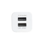 GloboStar® 79701 Φορτιστής Πρίζας Charger 1x Type-A USB Port 1.0 & 1x Type-A USB Port 2.1 For IPad DC 5V 3.1A Max 15W - Image 5