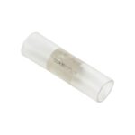GloboStar® 70638 Σύνδεσμος Ι με Καρφάκια για Μονόχρωμη Ταινία Neon Flex 360° Degree 2 Pin - Μ6.5 x Π2 x Υ2cm