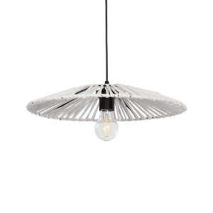 GLOBOSTAR® JAPAN 205-0052 Boho Κρεμαστό Φωτιστικό Οροφής με Ντουί 1 x E27 AC 220-240V IP20 - Λευκό - M40 x Π40 x Υ8cm