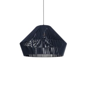 GLOBOSTAR® NUI 205-0072 Boho Κρεμαστό Φωτιστικό Οροφής με Ντουί 1 x E27 AC 220-240V IP20 - Μπλε - M60 x Π60 x Υ41cm