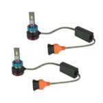 GloboStar® 82084 H8 HL Line KIT Βασικού Φωτισμού Αυτοκινήτου & Φορτηγού 3rd Generation Can-Bus Extreme Series LED CREE CXB COB 100W 24000lm DC 9-32V Αδιάβροχο IP67 Ψυχρό Λευκό 6000K - Image 5