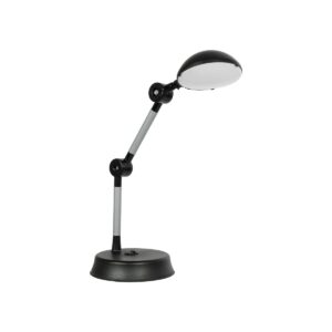 GloboStar® 202-0061 Μοντέρνο Επιτραπέζιο Φωτιστικό LED 6W 540lm 360° AC220-240V IP20 Ψυχρό Λευκό 6000K Μαύρο Πλαστικό - Μ20 x Π14.5 xΥ33cm  - 2 Χρόνια Εγγύηση