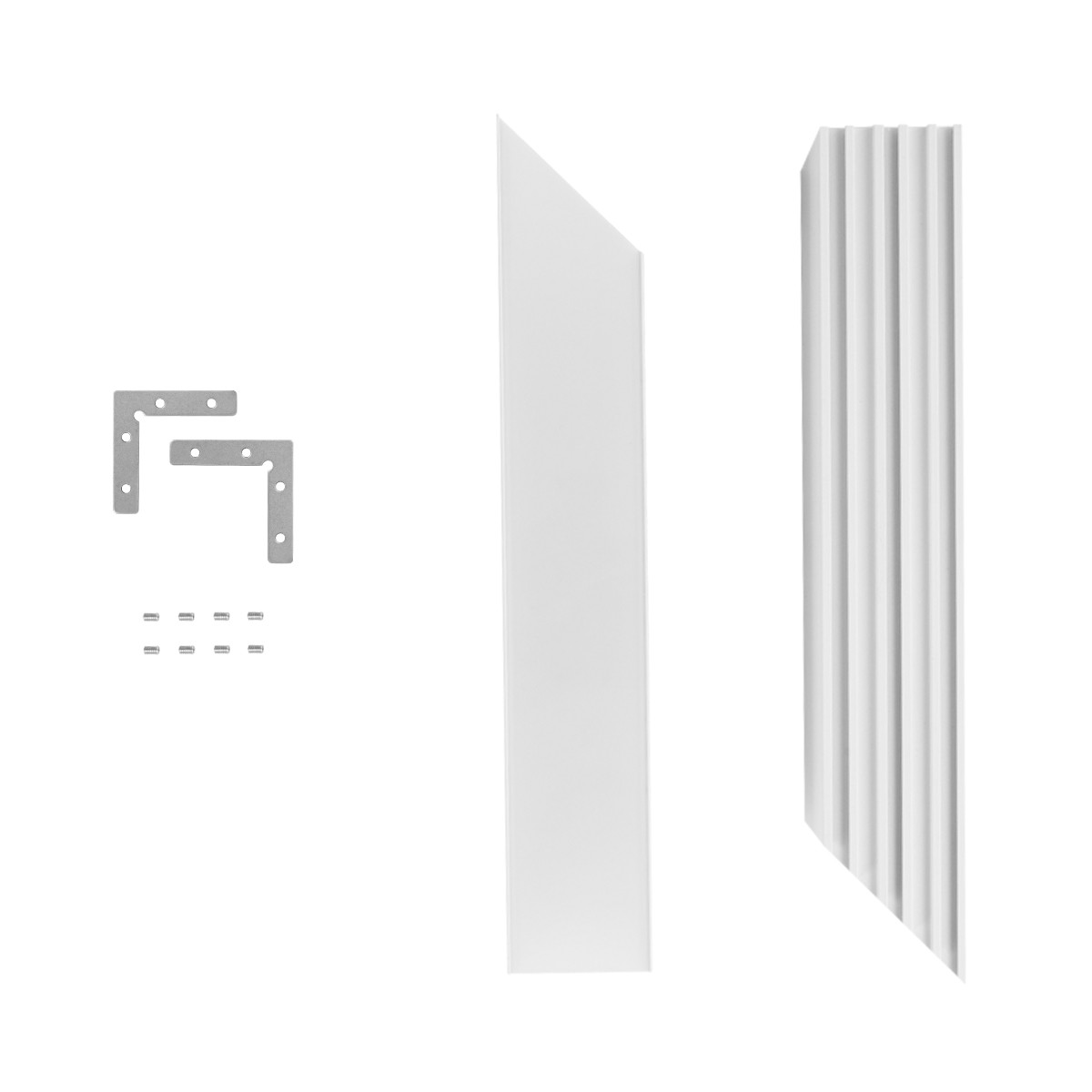 GLOBOSTAR® ALP-CORNER-SIDE90 BRIGHTRAIL 61777 Επιφανειακό / Κρεμαστό Προφίλ Αλουμινίου Γωνία με Λευκό Γαλακτερό Πατητό Κάλυμμα για Ταινίες LED IP20 - Λευκό Ματ - Μ30 x Π5 x Υ7.5cm - Image 8