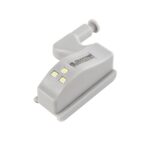 GloboStar® CLOSET 79640 Φωτιστικό Ντουλάπας LED για Μεντεσέ με Διακόπτη On/Off Κουμπωτό με Μπαταρία(Δεν συμπεριλαμβάνεται) - Ψυχρό Λευκό 6000K - Μ7 x Π4 x Υ2.5cm