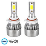 GloboStar® 82010 HB4 9006 C6 Line KIT Βασικού Φωτισμού Αυτοκινήτου & Φορτηγού 1st Generation Can-Bus Series LED CREE CXB COB 72W 7600lm DC 8-48V Αδιάβροχο IP65 Ψυχρό Λευκό 6000K - Image 6