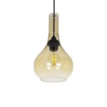 GLOBOSTAR® ΤΟΝΕ 206-0035 Μοντέρνο Κρεμαστό Φωτιστικό Οροφής με Ντουί 1 x E27 AC 220-240V IP20 - Mελί - Μ20 x Π20 x Υ36cm