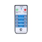 GLOBOSTAR® SMARTGROUP-REM 61703 Ασύρματο Χειριστήριο IR για όλα τα Φωτιστικά Τεχνολογίας Smart Group Linkable Control System 2.4Ghz DC 3V CR 2032 IP20 Γκρι με Μαύρο Πλαστικό ABS - Μ9 x Π4 x Υ1.5cm - 5 Χρόνια Εγγύηση