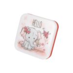 GloboStar® KIDDO 202-0001 Παιδικό Φωτιστικό Νυκτός LED 1W 95lm 360° AC220-240V IP20 Ψυχρό Λευκό 6000K - M5.5 x Π5.5 x Υ8cm - 2 Χρόνια Εγγύηση