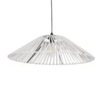 GLOBOSTAR® JAPAN 205-0053 Boho Κρεμαστό Φωτιστικό Οροφής με Ντουί 1 x E27 AC 220-240V IP20 - Λευκό - M60 x Π60 x Υ20cm