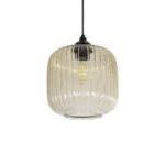 GLOBOSTAR® MELONI 206-0016 Μοντέρνο Κρεμαστό Φωτιστικό Οροφής με Ντουί 1 x E27 AC 220-240V IP20 - Mελί - Μ20 x Π20 x Υ24cm