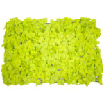 GloboStar® 78324 Συνθετικό Πάνελ Λουλουδιών - Κάθετος Κήπος Άγρια Ορτανσία Λαχανί Μ60 x Υ40 x Π5cm